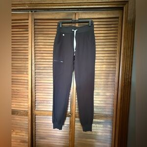 Figs Technical Collection Zamora Black Scrub Jogger Pants - Sz XS/T